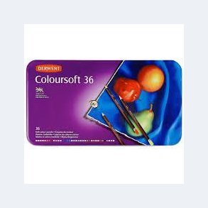 Derwent - Coloursoft blyanter- Metalske m/ 36 stk