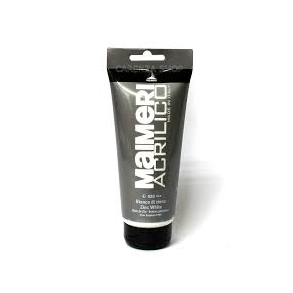Maimeri Acrilico 75 ml - 018 Titanium White (restparti)