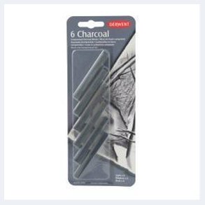 Derwent Compresed Charcoal st m/6 stk. 