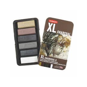 Derwent XL Charcoal - st m/6 stk