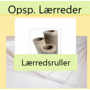 Opsp. lærreder og lærredsruller