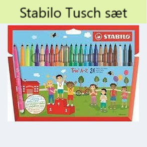 Stabilo Trio A-Z tusser  24 stk