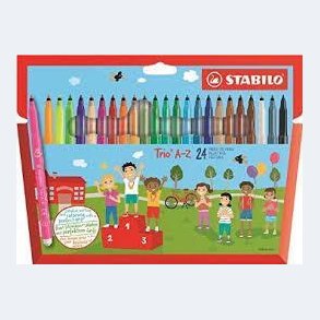 Stabilo Brnetusch Trio A-Z-st m/ 24 stk