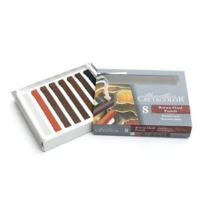 CretaColor Pastelkridt Jordfarver-8 stk. i kartonske 