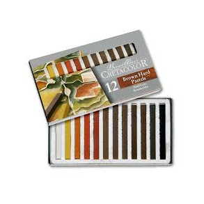 CretaColor Pastelkridt Jordfarver- 12 stk. i kartonske 