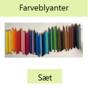 Farveblyanter sæt