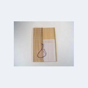 Bambusmtte til pensler - 33 x 33 cm