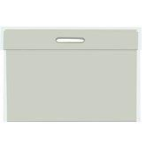 Portfolio tasker - Transp. plastik m/pap 53x63 cm 