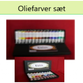 Oliefarver sæt