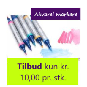 Winsor & Newton Akvarel Markere-restsalg nu kun kr. 10,00