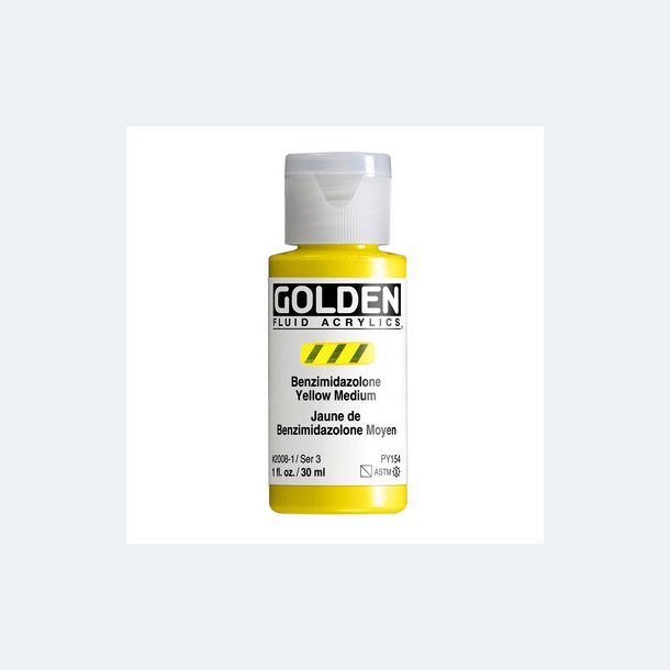  Golden Fluid- Benzimidazolone Yellow Medium-2008-30 ml - S3
