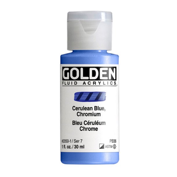 Golden Fluid-Curelean Blue Chromium -2050-30 ml - S7