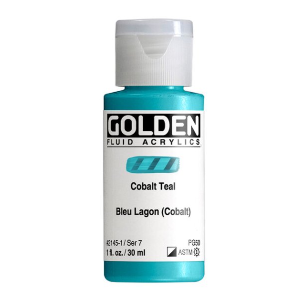 Golden Fluid-Cobalt Teal-2145-30 ml - S7