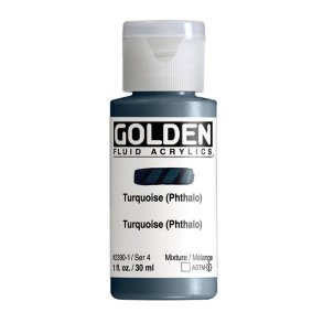 Golden Fluid-Turquoise (Phthalo)-2390-30 ml - S4
