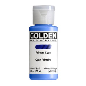 Golden Fluid-Primary Cyan-2420-30 ml - S2