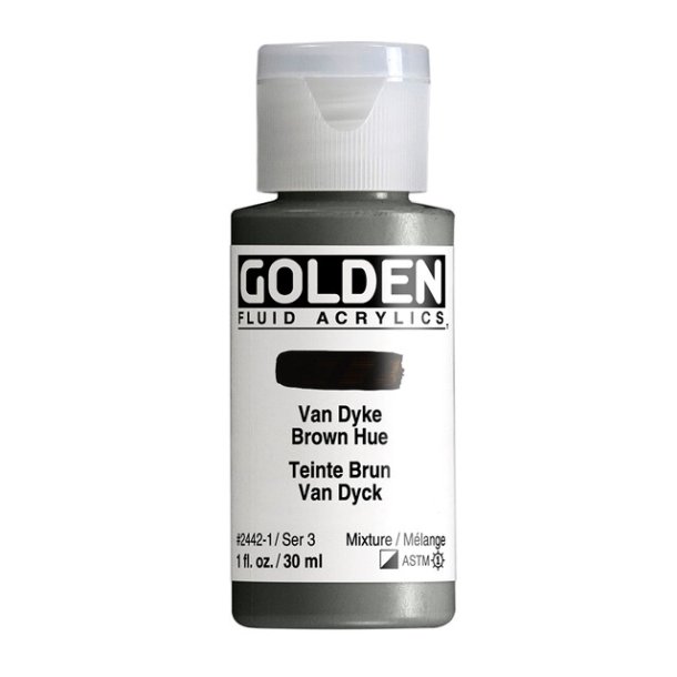 Golden Fluid-Van Dyke Brown Hue-2442- 30 ml - S3