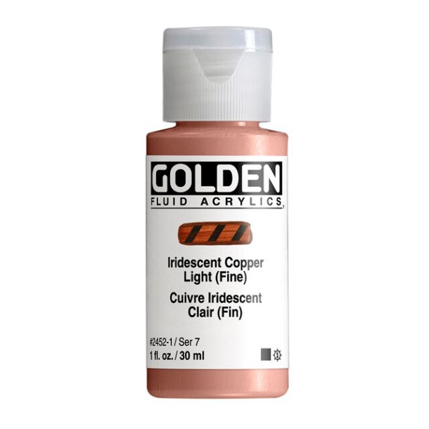 Golden Fluid-Iridescent Copper Light (Fine)-2452- 30 ml - S7
