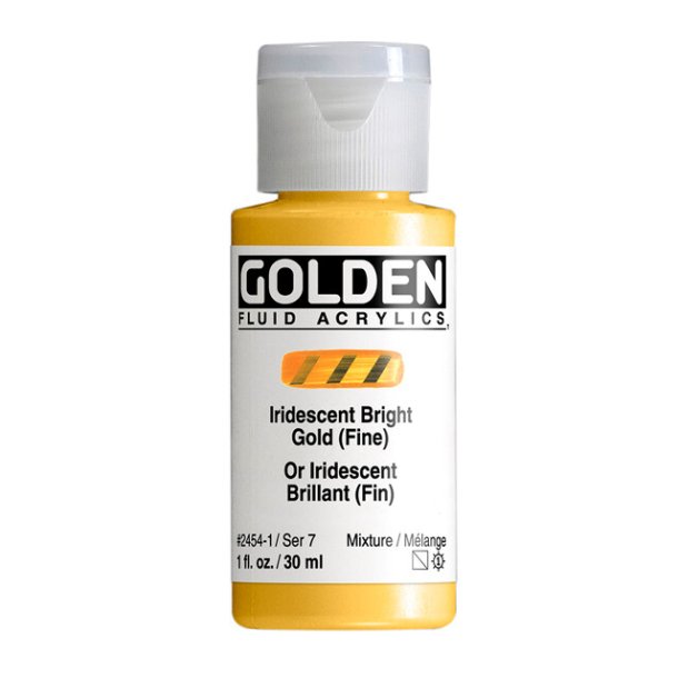Golden Fluid-Iridescent  Bright Gold (Fine)-2454- 30 ml - S7