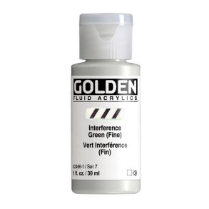 Golden Fluid- Interference Green (Fine)-2466- 30 ml - S7