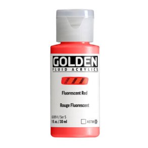 Golden Fluid- Fluorescent Red-2491- 30 ml - S5