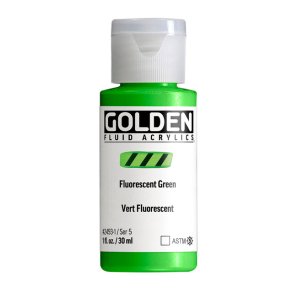 Golden Fluid- Fluorescent Green - 2493 -30 ml - S5