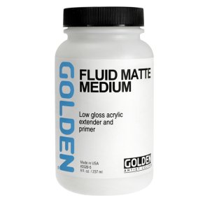 Golden Fluid Matte Medium-3520 -5 - 237 ml 