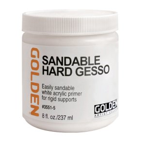 Golden Sandable Hard Gesso -3551-5 - 237 ml 