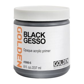Golden Black Gesso -3560-5 - 237 ml 