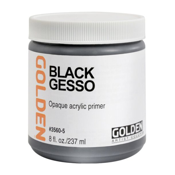 Golden Black Gesso -3560-5 - 237 ml 