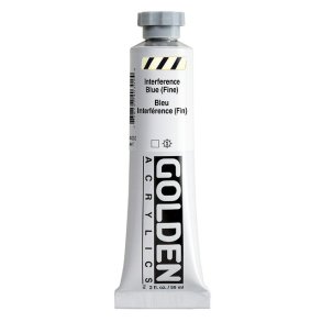 Golden Heavy Body- Interference Blue (Fine)- 4030- 59 ml - S7