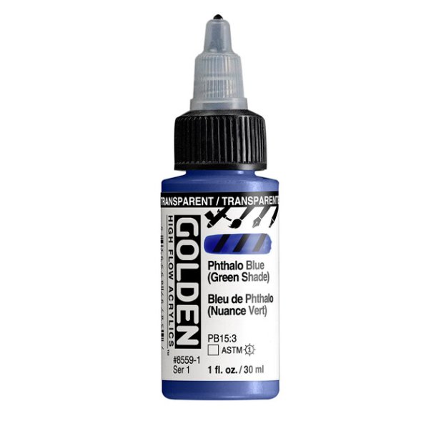 Golden High Flow -Transparent Phthalo Blue (GS)-8559-30 ml-S1