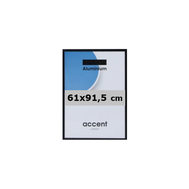 Nielsen Accent 61x91,5 cm -Sort mat