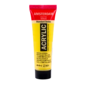 831 Amsterdam  standard - metallic 20 ml - Gul 