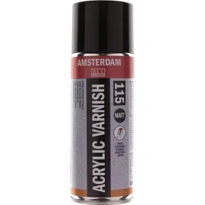 Royal Talens - Amsterdam  spray varnish  til acryl- og oliefarver- 400 ml - Mat  115