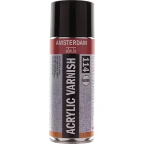 Royal Talens - Amsterdam  spray varnish  til acryl- og oliefarver- 400 ml - Gloss  114