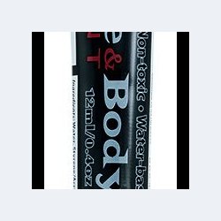 Derivan  ansigts &amp; kropsmaling-Black-12 ml tube