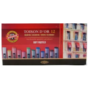 Koh I Noor Oliepastel - 12 stk. i kartonske 