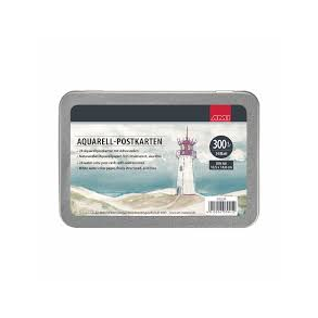 AMI Akvarelblok Postkort-300g, A6 24 stk.