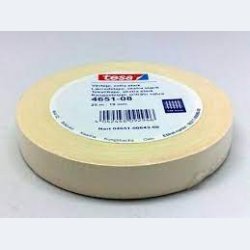 Tesa Lrredstape 4651 - Hvid eller Sort , ekstra strk - 19mm x 25 m