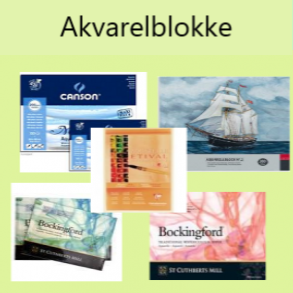 Akvarelblokke
