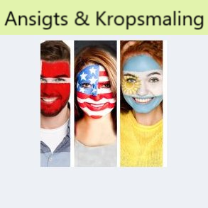 Ansigts & Kropsmaling-restsalg nu kun kr. 15,00