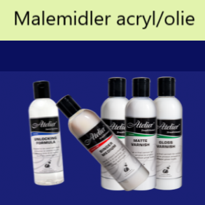 Malemidler til acryl- og olie